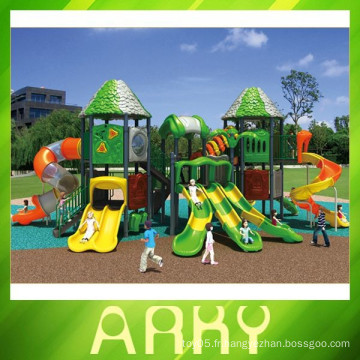 2015 New Children Playground Green Outdoor Fun City For Amusement Park